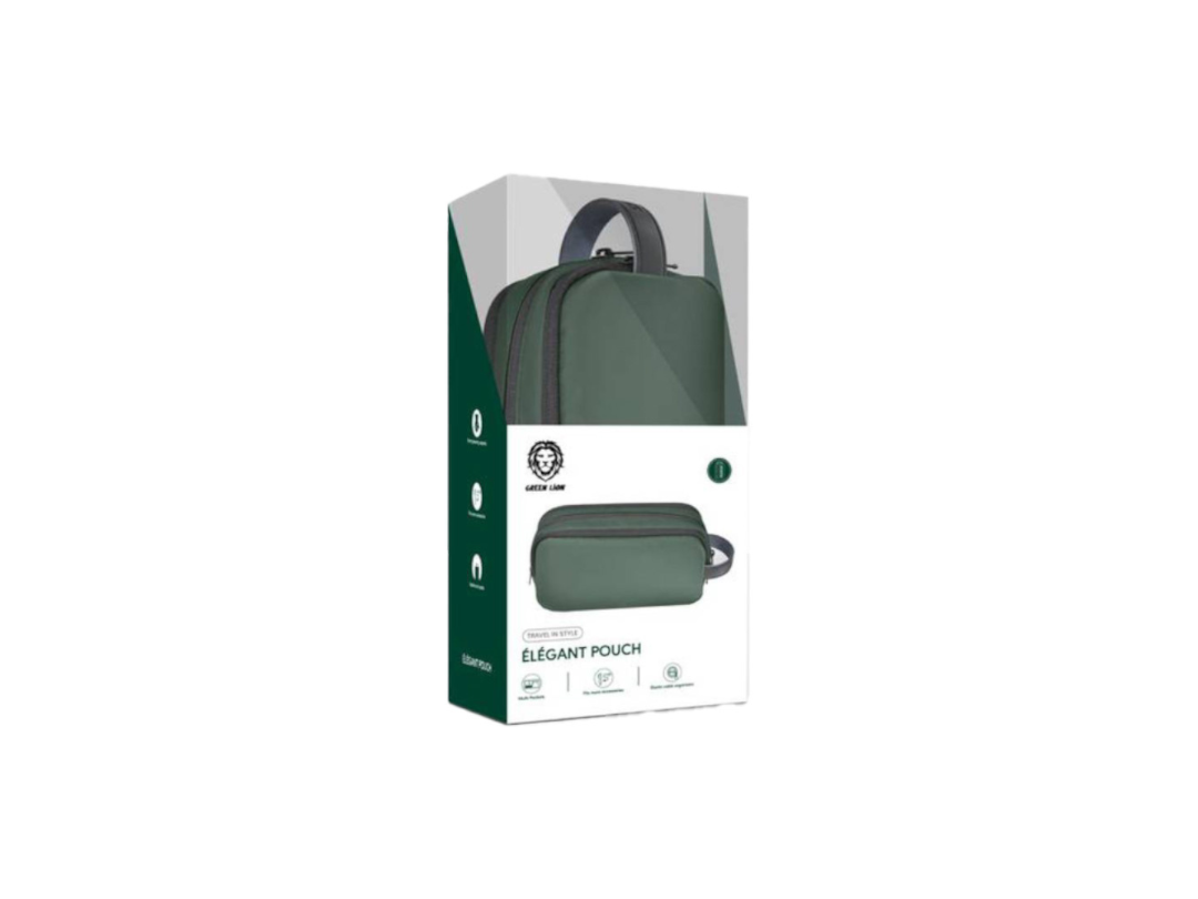 Green Lion Elegant Pouch - Green | Same-Day Delivery Qatar Green Lion Elegant Pouch - Green | Same-Day Delivery Qatar